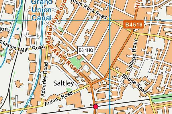 B8 1HQ map - OS VectorMap District (Ordnance Survey) B8 1HQ map - OS VectorMap District (Ordnance Survey)