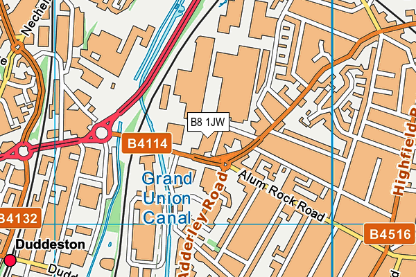 B8 1JW map - OS VectorMap District (Ordnance Survey) B8 1JW map - OS VectorMap District (Ordnance Survey)