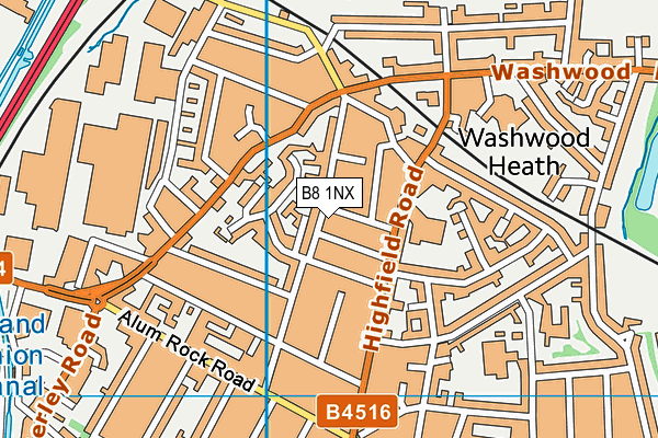 B8 1NX map - OS VectorMap District (Ordnance Survey) B8 1NX map - OS VectorMap District (Ordnance Survey)