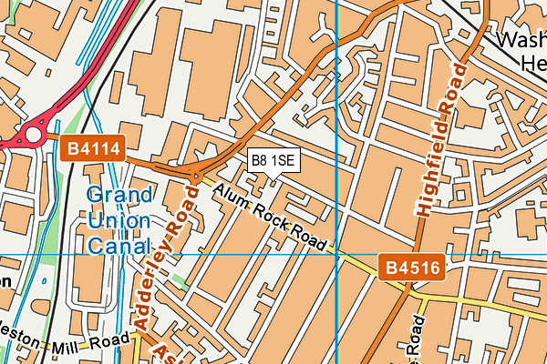 B8 1SE map - OS VectorMap District (Ordnance Survey) B8 1SE map - OS VectorMap District (Ordnance Survey)