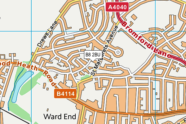 B8 2BU map - OS VectorMap District (Ordnance Survey) B8 2BU map - OS VectorMap District (Ordnance Survey)