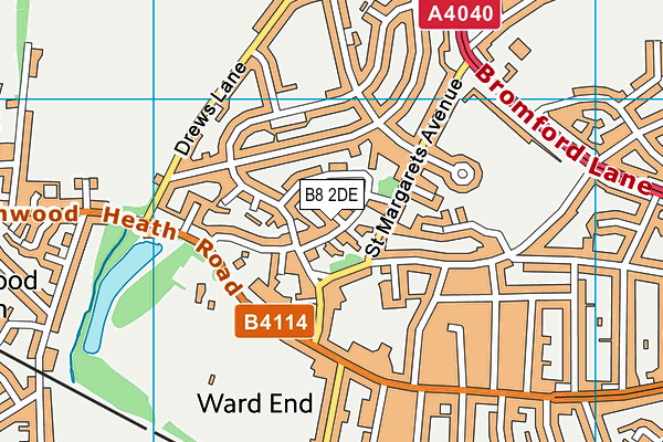 B8 2DE map - OS VectorMap District (Ordnance Survey) B8 2DE map - OS VectorMap District (Ordnance Survey)