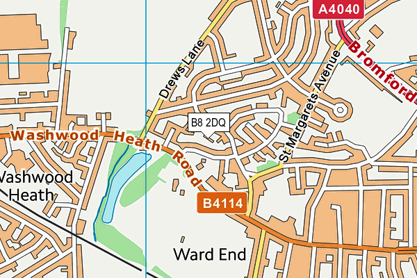 B8 2DQ map - OS VectorMap District (Ordnance Survey) B8 2DQ map - OS VectorMap District (Ordnance Survey)