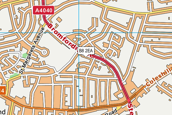 B8 2EA map - OS VectorMap District (Ordnance Survey) B8 2EA map - OS VectorMap District (Ordnance Survey)