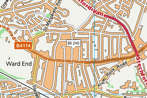B8 2HS map - OS VectorMap District (Ordnance Survey) B8 2HS map - OS VectorMap District (Ordnance Survey)