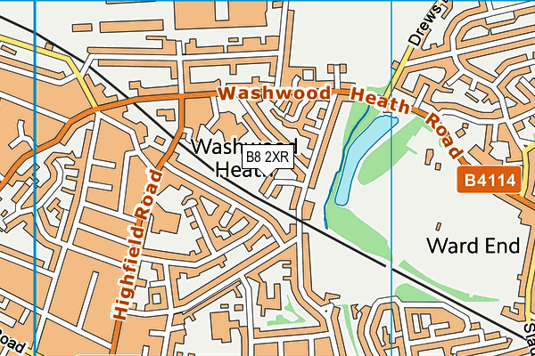 B8 2XR map - OS VectorMap District (Ordnance Survey) B8 2XR map - OS VectorMap District (Ordnance Survey)