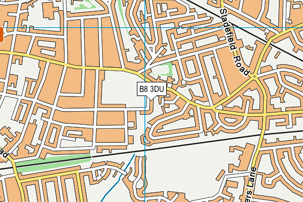 B8 3DU map - OS VectorMap District (Ordnance Survey) B8 3DU map - OS VectorMap District (Ordnance Survey)