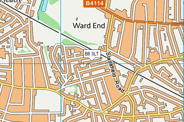 B8 3LT map - OS VectorMap District (Ordnance Survey) B8 3LT map - OS VectorMap District (Ordnance Survey)