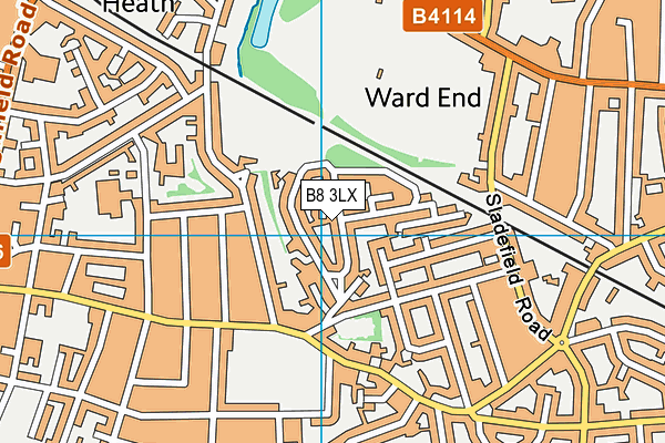B8 3LX map - OS VectorMap District (Ordnance Survey) B8 3LX map - OS VectorMap District (Ordnance Survey)