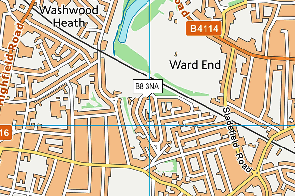 B8 3NA map - OS VectorMap District (Ordnance Survey) B8 3NA map - OS VectorMap District (Ordnance Survey)