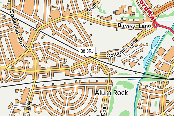 B8 3RJ map - OS VectorMap District (Ordnance Survey) B8 3RJ map - OS VectorMap District (Ordnance Survey)