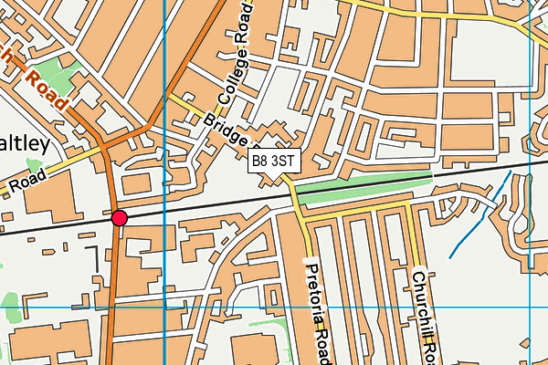 B8 3ST map - OS VectorMap District (Ordnance Survey) B8 3ST map - OS VectorMap District (Ordnance Survey)
