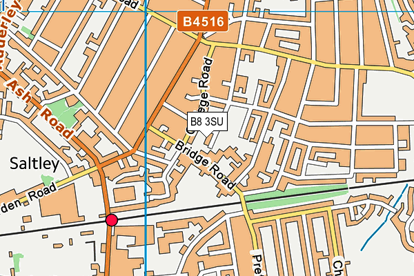 B8 3SU map - OS VectorMap District (Ordnance Survey) B8 3SU map - OS VectorMap District (Ordnance Survey)
