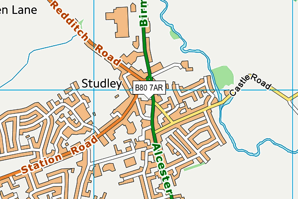 B80 7AR map - OS VectorMap District (Ordnance Survey) B80 7AR map - OS VectorMap District (Ordnance Survey)