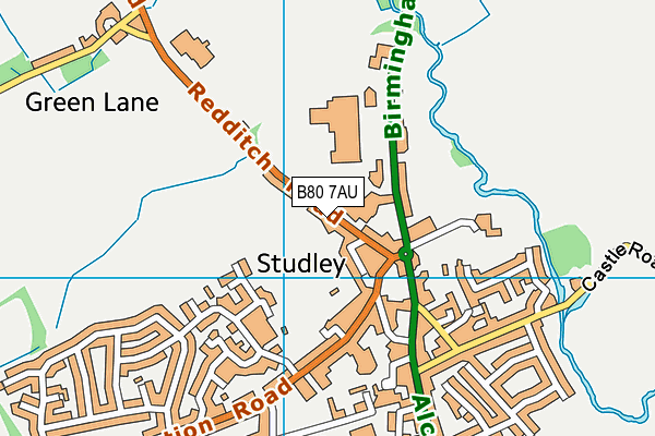 B80 7AU map - OS VectorMap District (Ordnance Survey) B80 7AU map - OS VectorMap District (Ordnance Survey)