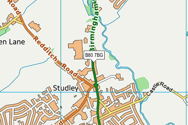 B80 7BG map - OS VectorMap District (Ordnance Survey) B80 7BG map - OS VectorMap District (Ordnance Survey)