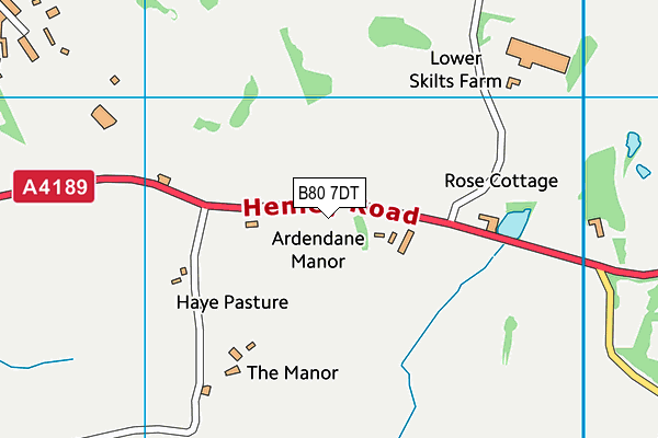 B80 7DT map - OS VectorMap District (Ordnance Survey) B80 7DT map - OS VectorMap District (Ordnance Survey)