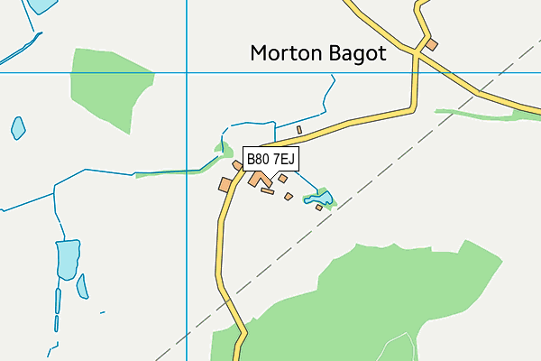 B80 7EJ map - OS VectorMap District (Ordnance Survey) B80 7EJ map - OS VectorMap District (Ordnance Survey)
