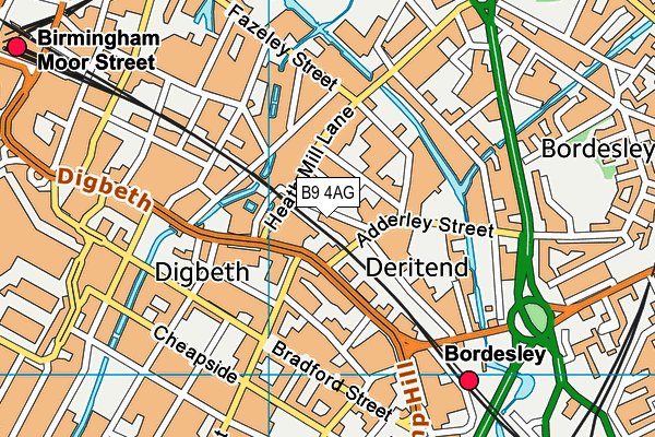 B9 4AG map - OS VectorMap District (Ordnance Survey) B9 4AG map - OS VectorMap District (Ordnance Survey)