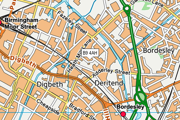 B9 4AH map - OS VectorMap District (Ordnance Survey) B9 4AH map - OS VectorMap District (Ordnance Survey)
