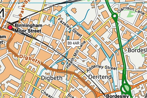 B9 4AR map - OS VectorMap District (Ordnance Survey) B9 4AR map - OS VectorMap District (Ordnance Survey)