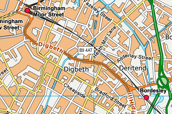 B9 4AT map - OS VectorMap District (Ordnance Survey) B9 4AT map - OS VectorMap District (Ordnance Survey)