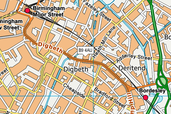 B9 4AU map - OS VectorMap District (Ordnance Survey) B9 4AU map - OS VectorMap District (Ordnance Survey)