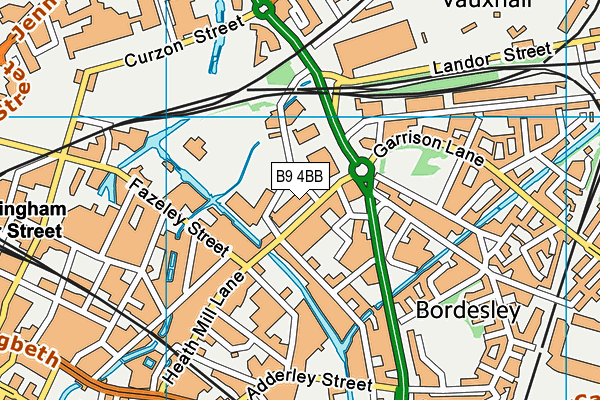 B9 4BB map - OS VectorMap District (Ordnance Survey) B9 4BB map - OS VectorMap District (Ordnance Survey)