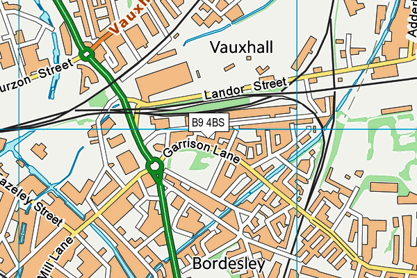B9 4BS map - OS VectorMap District (Ordnance Survey) B9 4BS map - OS VectorMap District (Ordnance Survey)