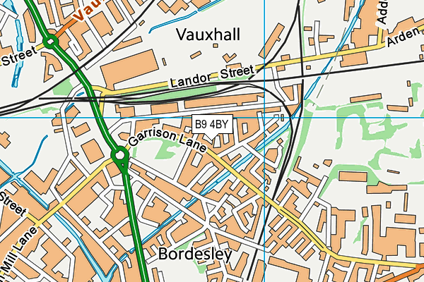 B9 4BY map - OS VectorMap District (Ordnance Survey) B9 4BY map - OS VectorMap District (Ordnance Survey)