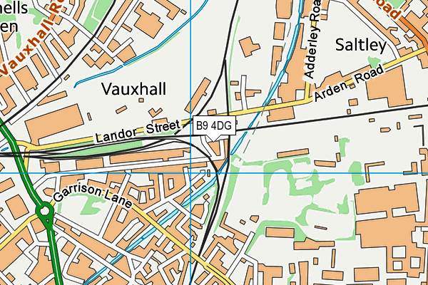 B9 4DG map - OS VectorMap District (Ordnance Survey) B9 4DG map - OS VectorMap District (Ordnance Survey)