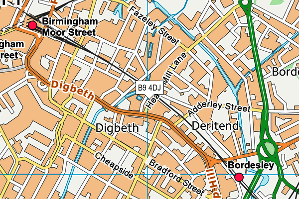 B9 4DJ map - OS VectorMap District (Ordnance Survey) B9 4DJ map - OS VectorMap District (Ordnance Survey)