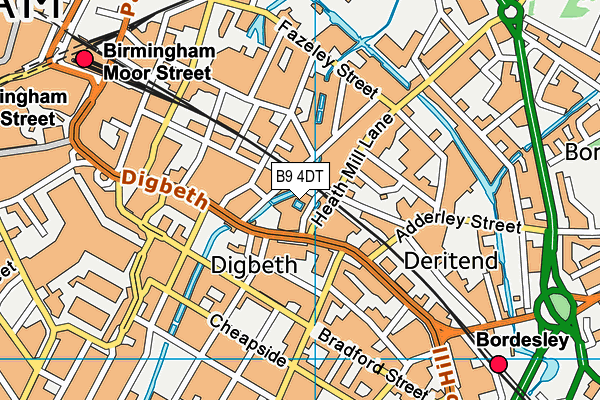 B9 4DT map - OS VectorMap District (Ordnance Survey) B9 4DT map - OS VectorMap District (Ordnance Survey)