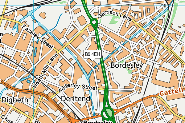 B9 4EH map - OS VectorMap District (Ordnance Survey) B9 4EH map - OS VectorMap District (Ordnance Survey)