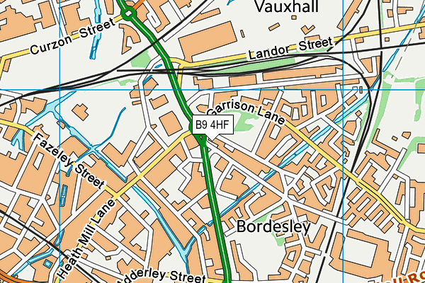 B9 4HF map - OS VectorMap District (Ordnance Survey) B9 4HF map - OS VectorMap District (Ordnance Survey)