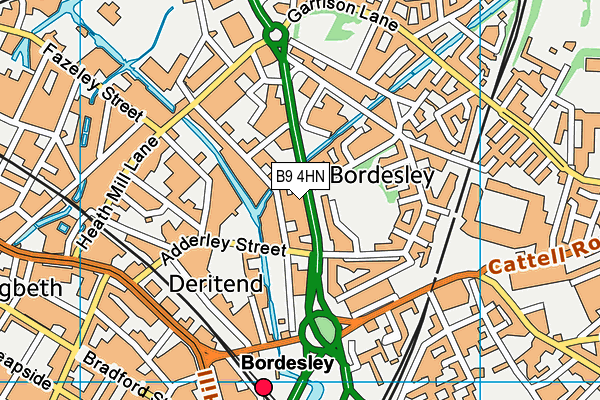 B9 4HN map - OS VectorMap District (Ordnance Survey) B9 4HN map - OS VectorMap District (Ordnance Survey)