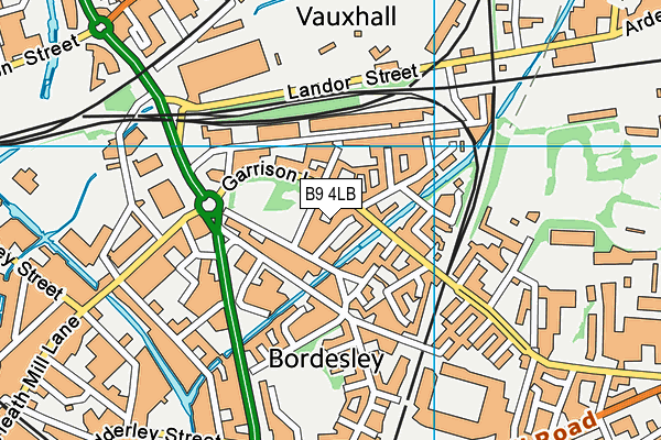 B9 4LB map - OS VectorMap District (Ordnance Survey) B9 4LB map - OS VectorMap District (Ordnance Survey)