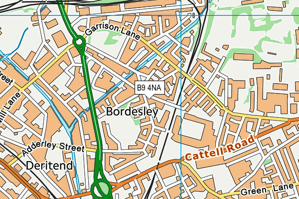 B9 4NA map - OS VectorMap District (Ordnance Survey) B9 4NA map - OS VectorMap District (Ordnance Survey)