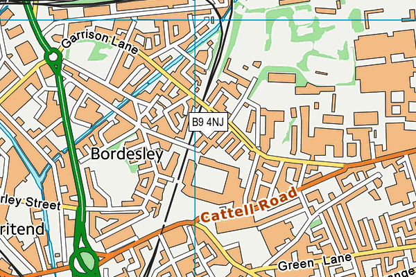 B9 4NJ map - OS VectorMap District (Ordnance Survey) B9 4NJ map - OS VectorMap District (Ordnance Survey)
