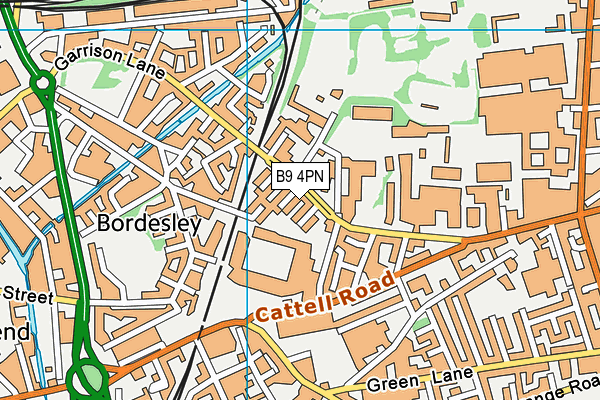 B9 4PN map - OS VectorMap District (Ordnance Survey) B9 4PN map - OS VectorMap District (Ordnance Survey)
