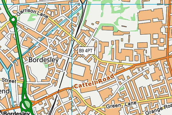 B9 4PT map - OS VectorMap District (Ordnance Survey) B9 4PT map - OS VectorMap District (Ordnance Survey)