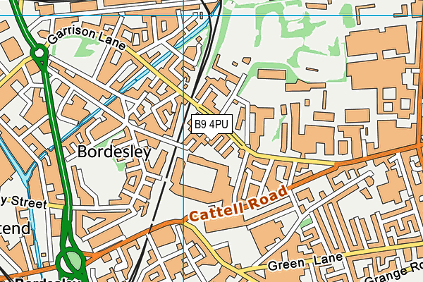 B9 4PU map - OS VectorMap District (Ordnance Survey) B9 4PU map - OS VectorMap District (Ordnance Survey)