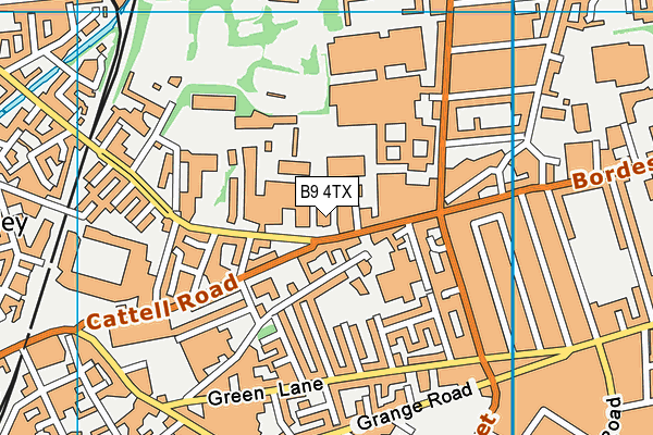B9 4TX map - OS VectorMap District (Ordnance Survey) B9 4TX map - OS VectorMap District (Ordnance Survey)
