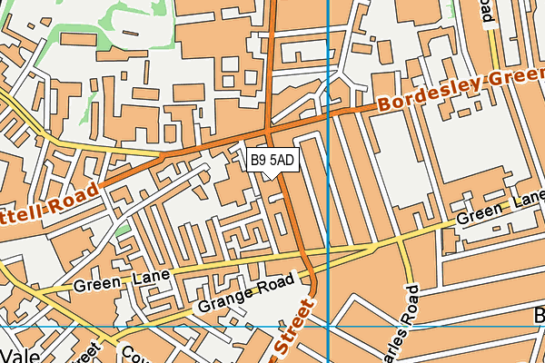 B9 5AD map - OS VectorMap District (Ordnance Survey) B9 5AD map - OS VectorMap District (Ordnance Survey)