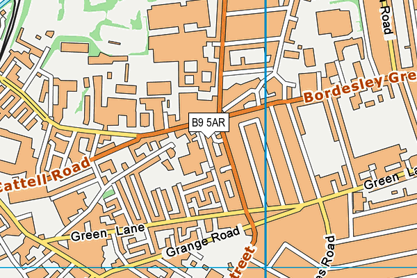 B9 5AR map - OS VectorMap District (Ordnance Survey) B9 5AR map - OS VectorMap District (Ordnance Survey)