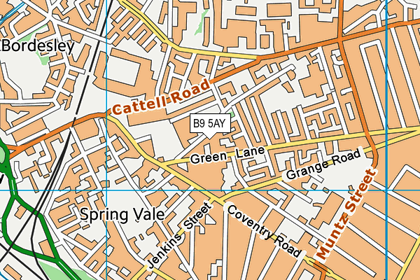 B9 5AY map - OS VectorMap District (Ordnance Survey) B9 5AY map - OS VectorMap District (Ordnance Survey)