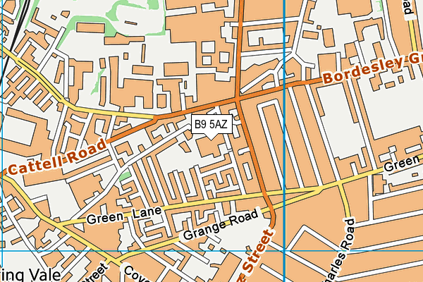 B9 5AZ map - OS VectorMap District (Ordnance Survey) B9 5AZ map - OS VectorMap District (Ordnance Survey)