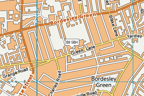 B9 5BH map - OS VectorMap District (Ordnance Survey) B9 5BH map - OS VectorMap District (Ordnance Survey)