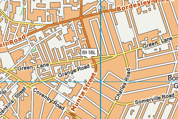 B9 5BL map - OS VectorMap District (Ordnance Survey) B9 5BL map - OS VectorMap District (Ordnance Survey)