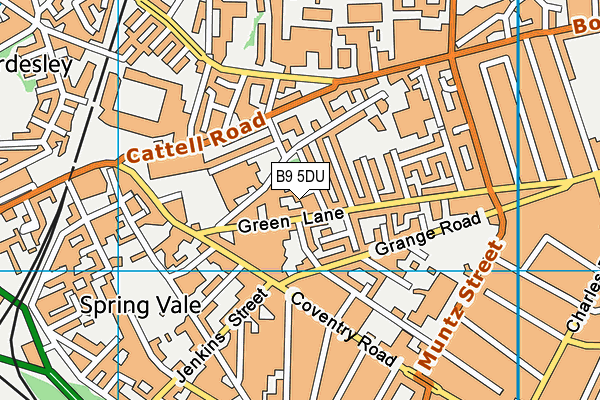 B9 5DU map - OS VectorMap District (Ordnance Survey) B9 5DU map - OS VectorMap District (Ordnance Survey)